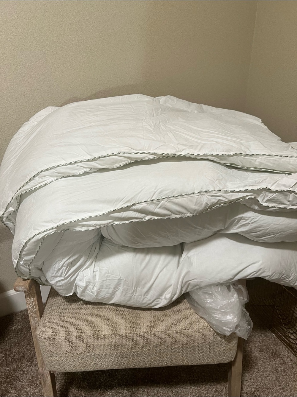 Brand New king size mattress topper cooling plush